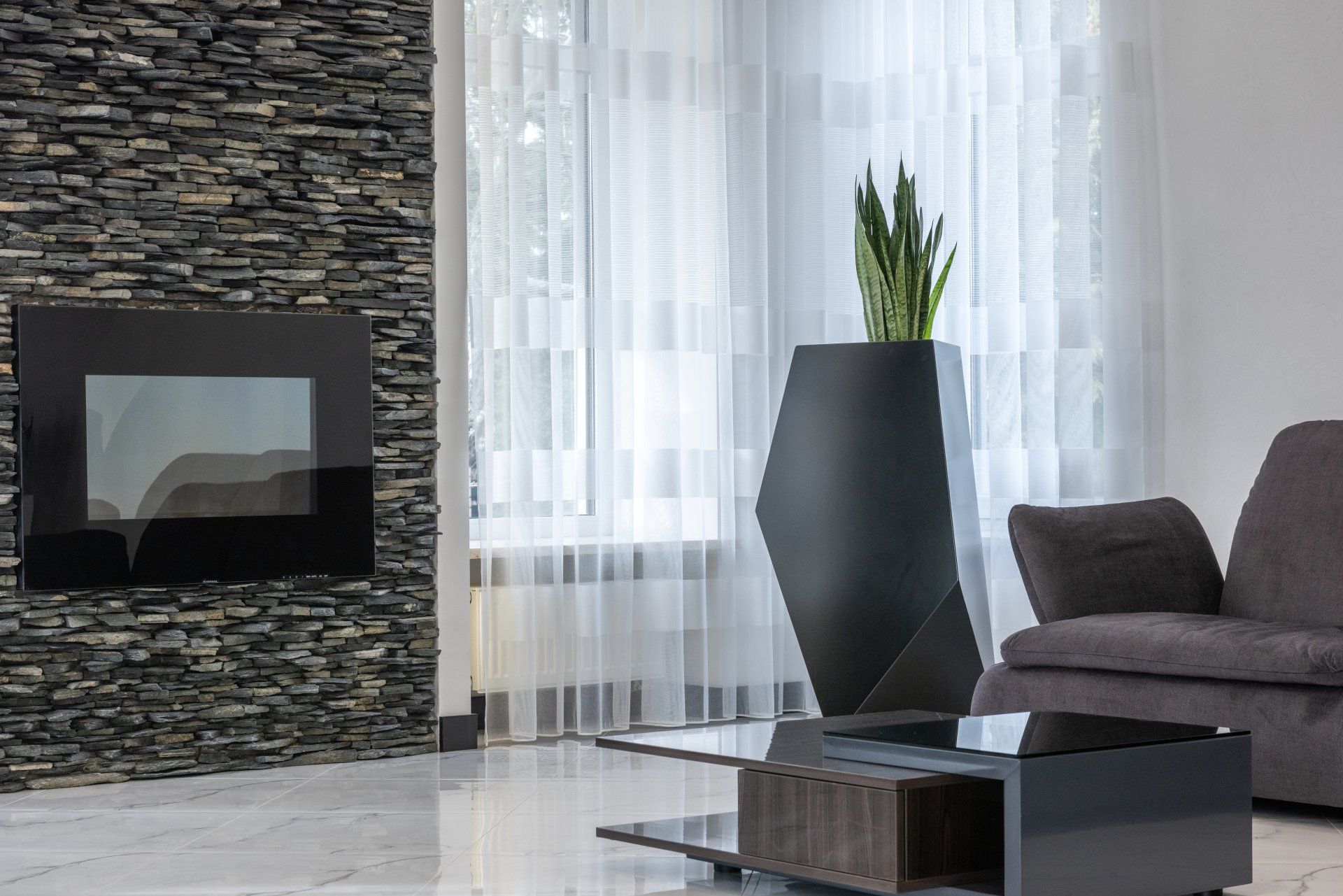 Stone Fireplace | Wesley Chapel, FL | Valla Construction