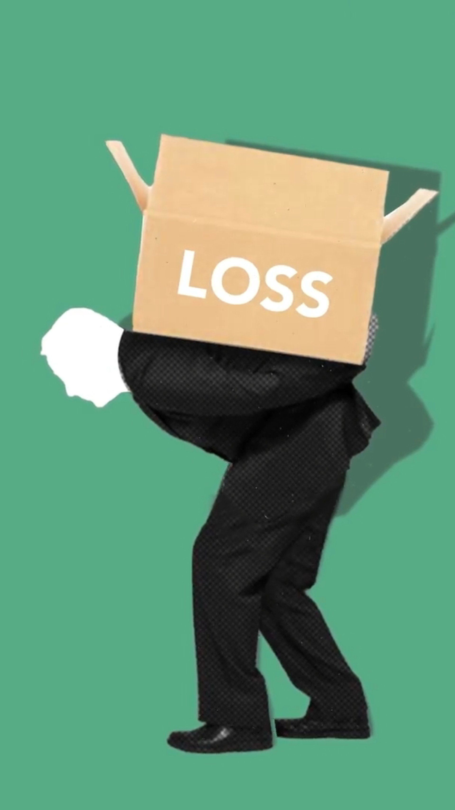 Peter Lama from Lend18 based in San Diego, CA is carrying a box on his back label