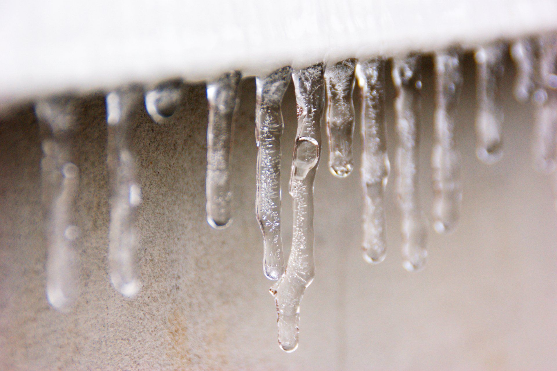 when icicles like these start forming, you need a good air filter to keep your air clean