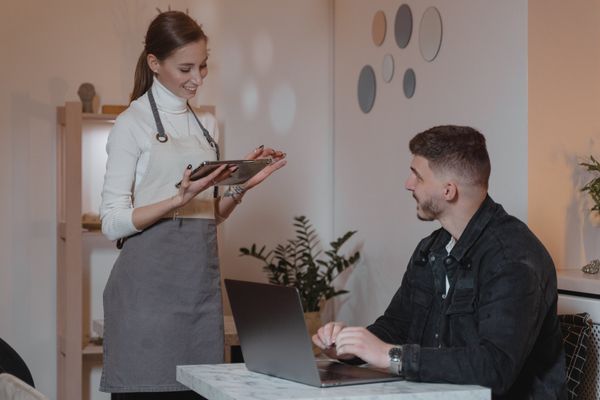 diamond data international pos at restaurant
