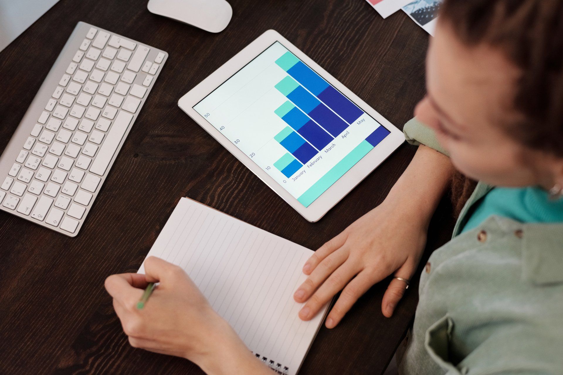 Person som sitter og planlegger en strategi for inbound marketing