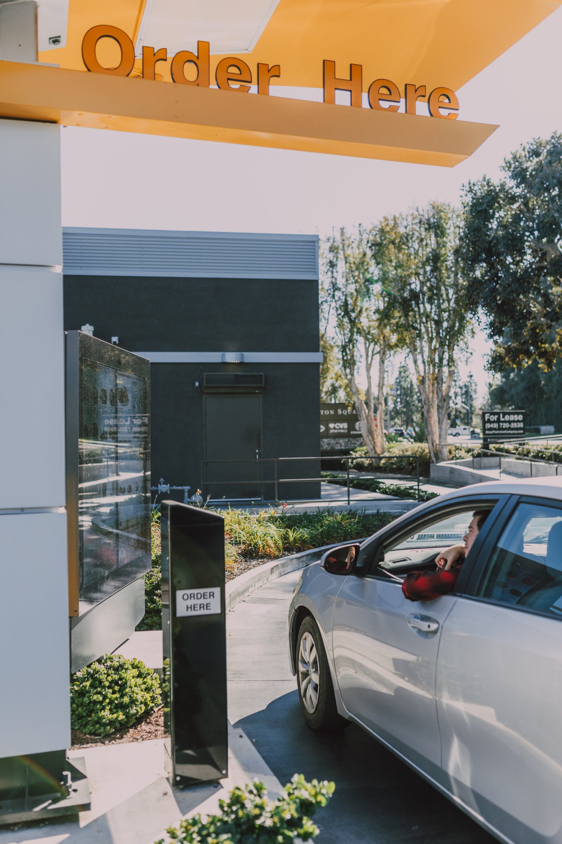 Drive thru pressure washing