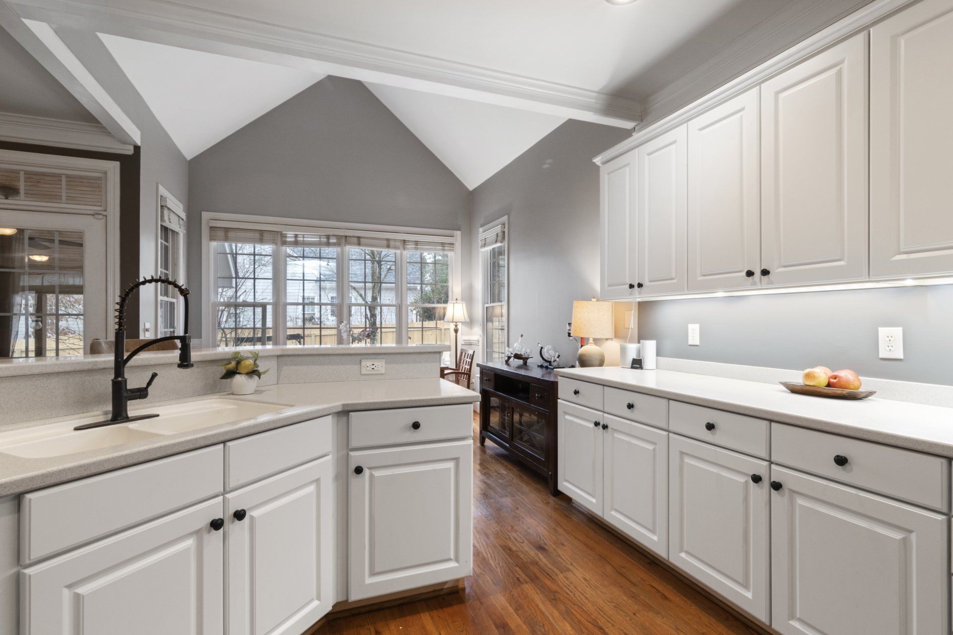 finished kitchen painting project in Austin, TX
