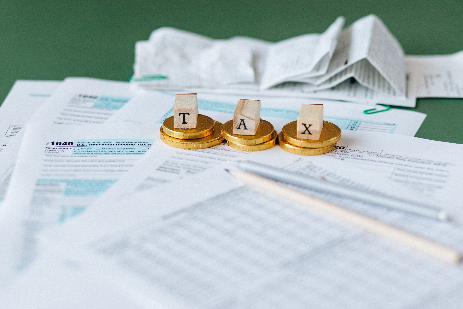 Image of tax files at Planning and Taxes