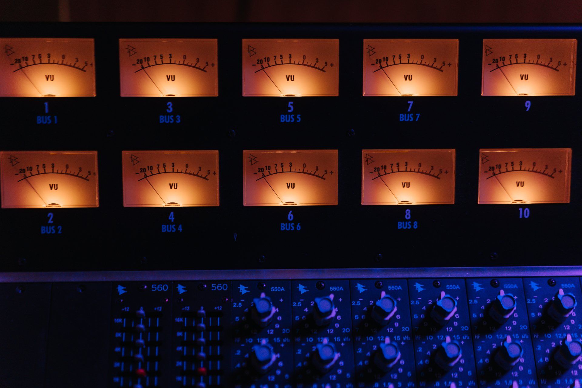 analog music recording interface