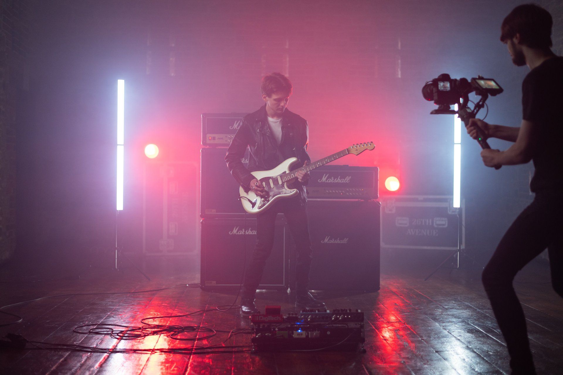 music video filming
