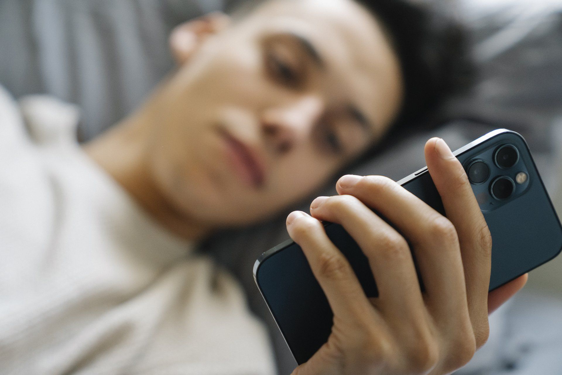 Man on counselling session video call