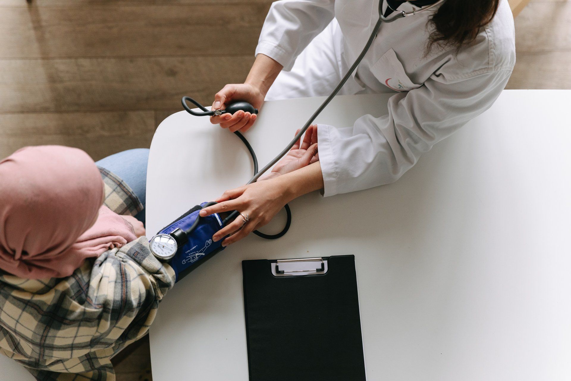 Checking Blood Pressure