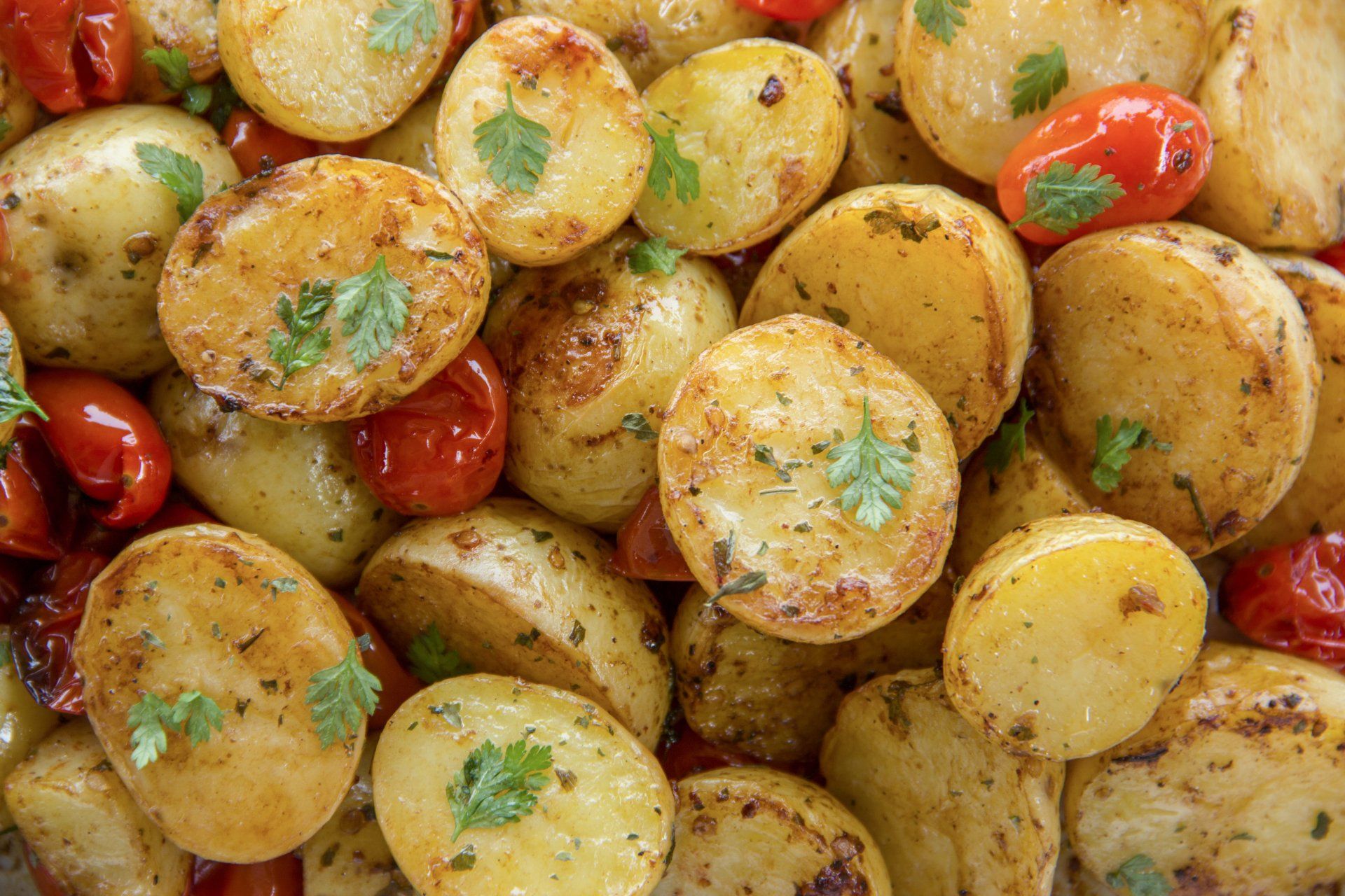 Weekmenu; Aardappeltjes uit de oven en bonenschotel