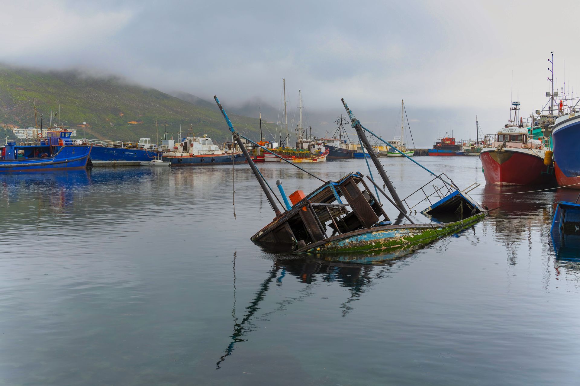 sunken salvage vessel