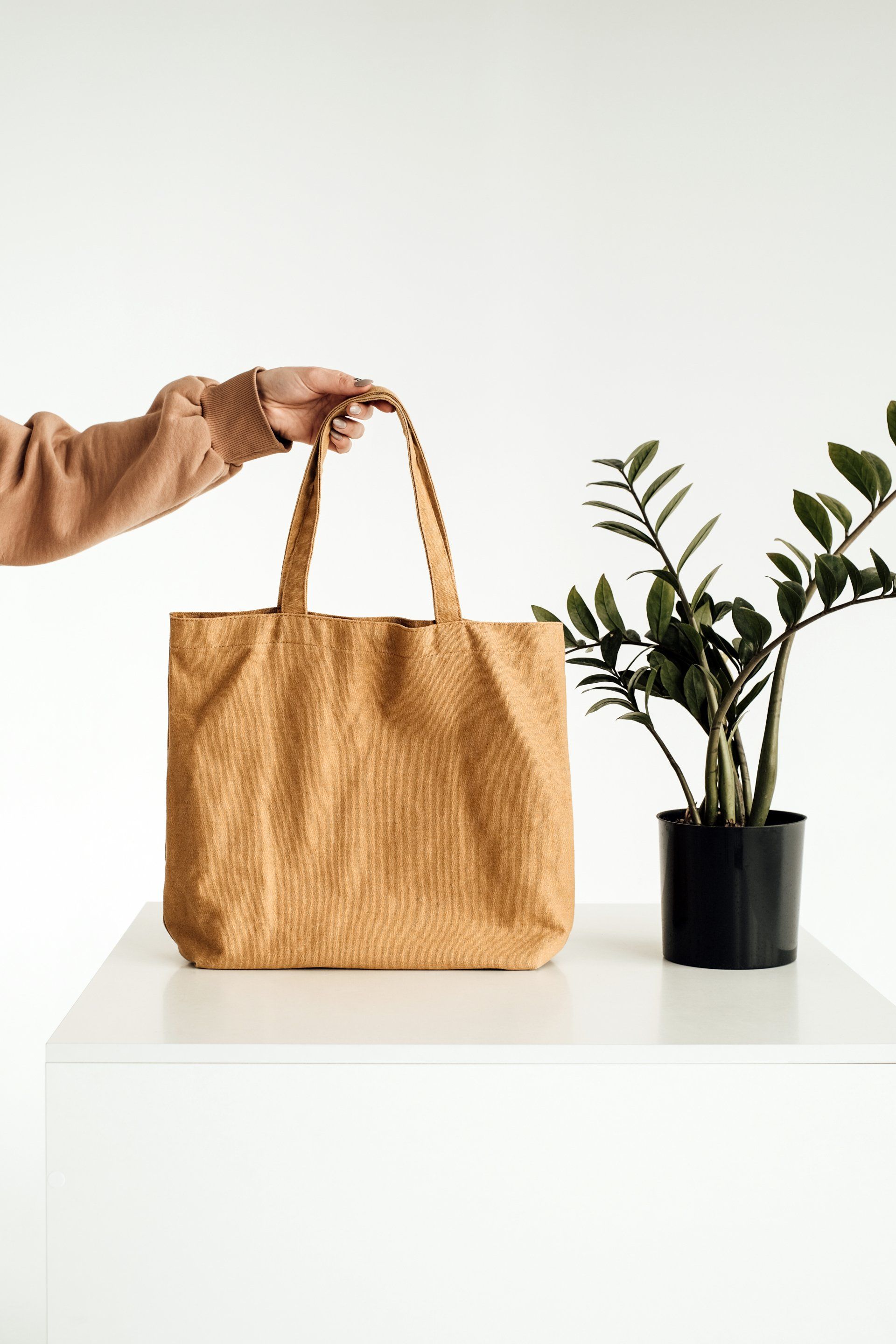 Tas mee naar de winkel
