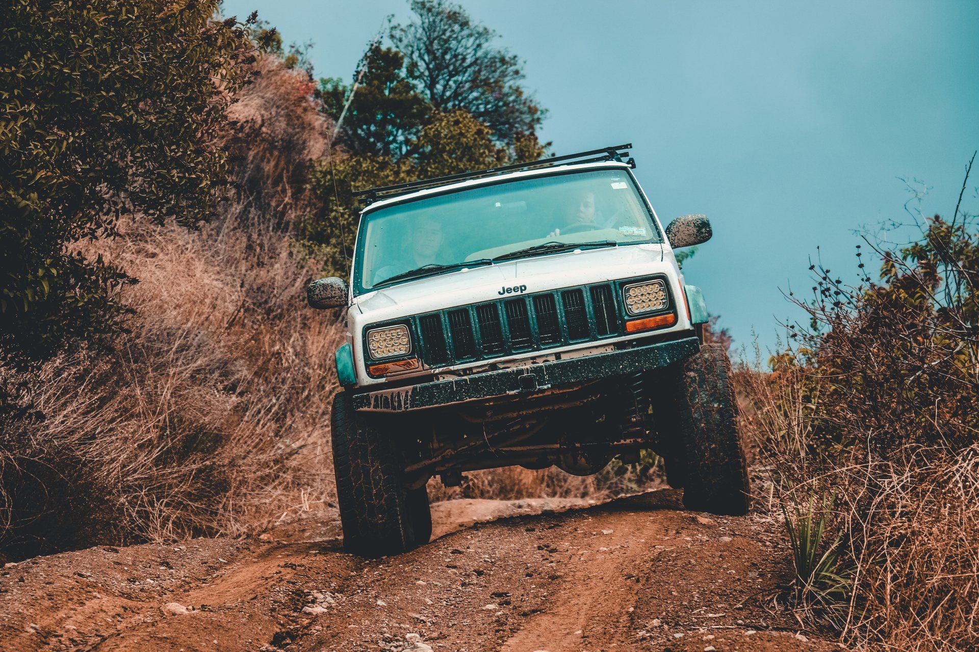 Land Cruiser on Dirt Road