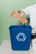 Empty Trash Receptacles & Replace Liners