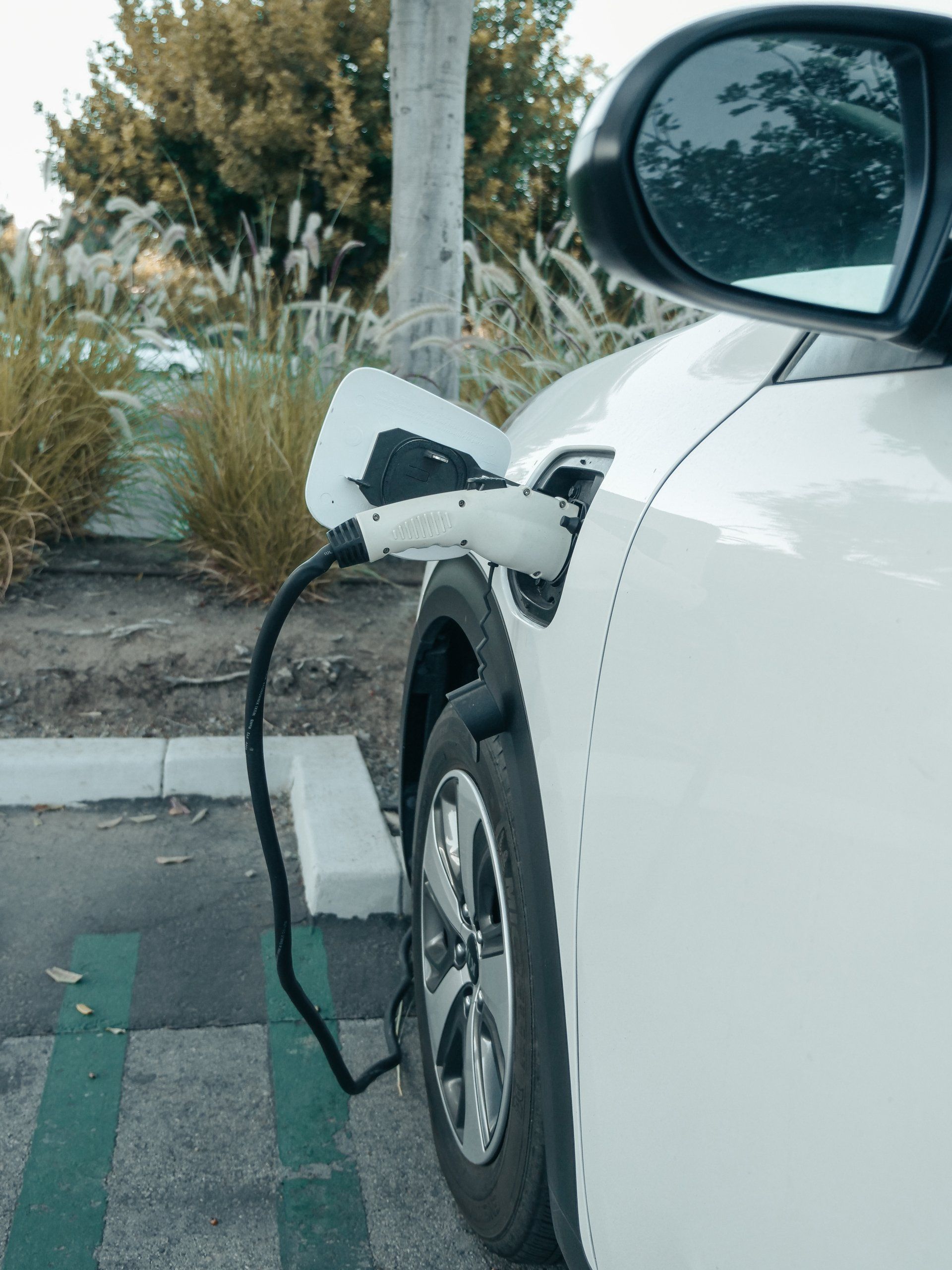 electric vehicle charging in carpark