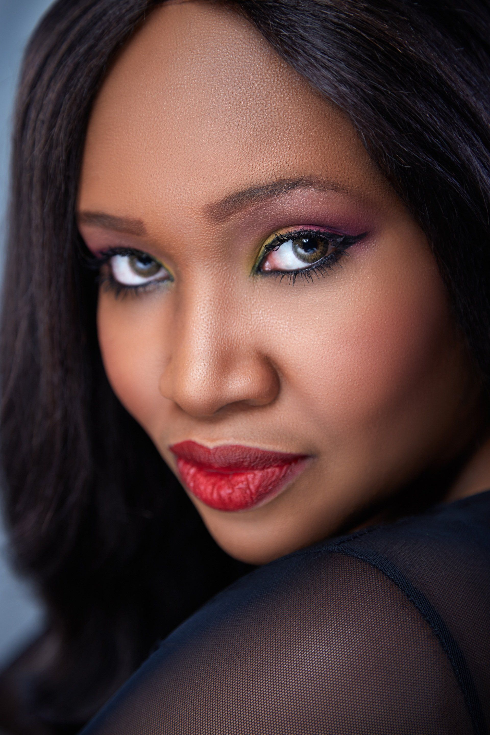 make-up rote Lippen