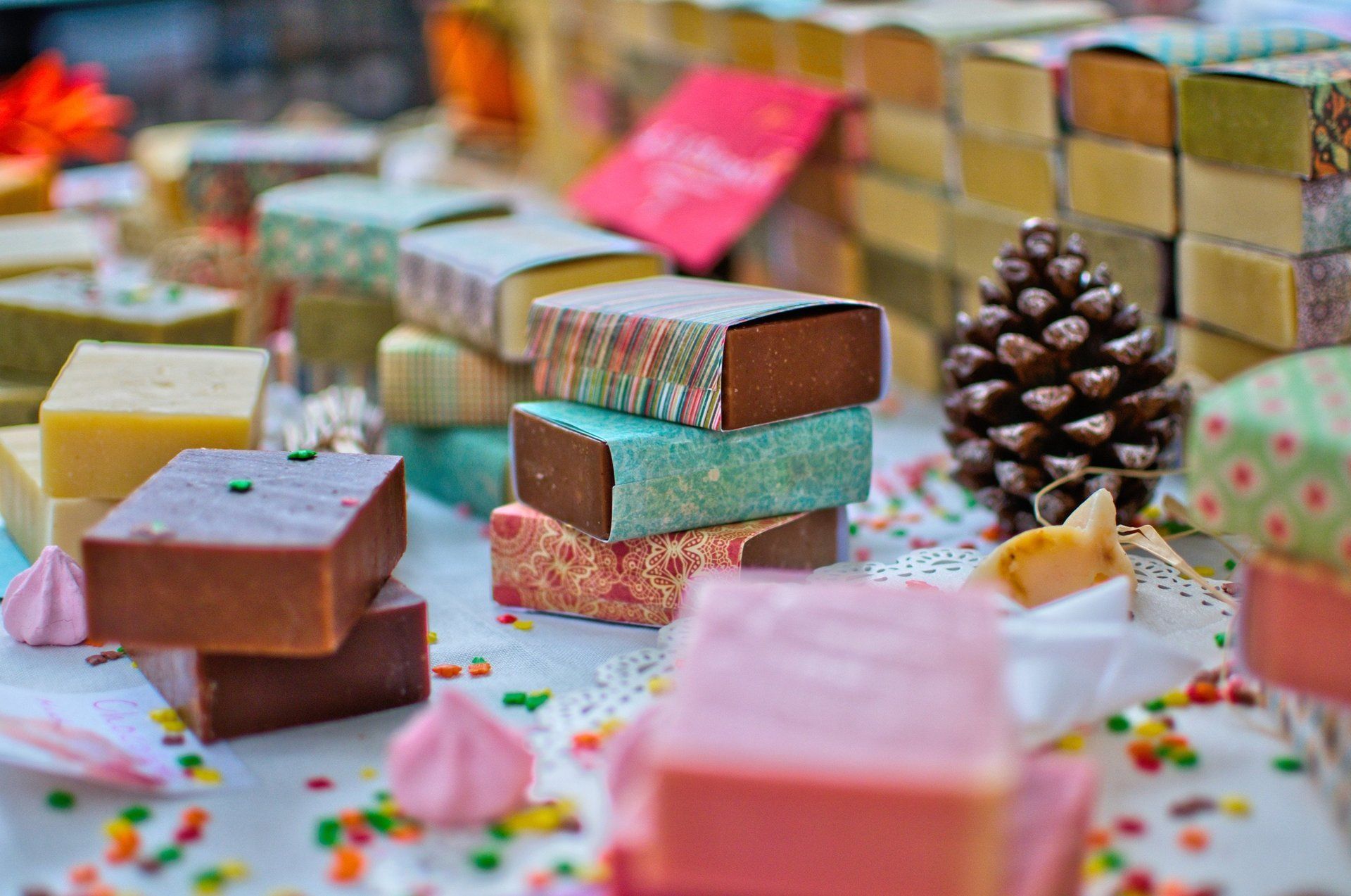 Hand crafted items at Originals Christmas Craft Sale