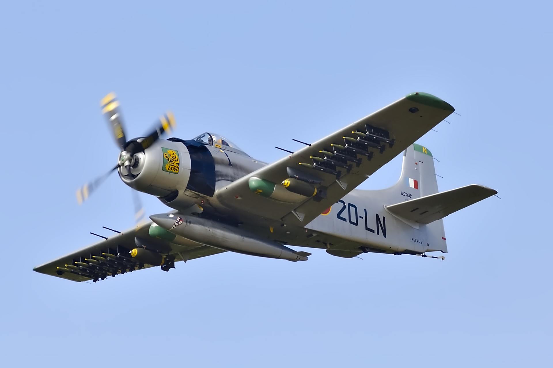 F-AZHK Private Douglas A-1D Skyraider