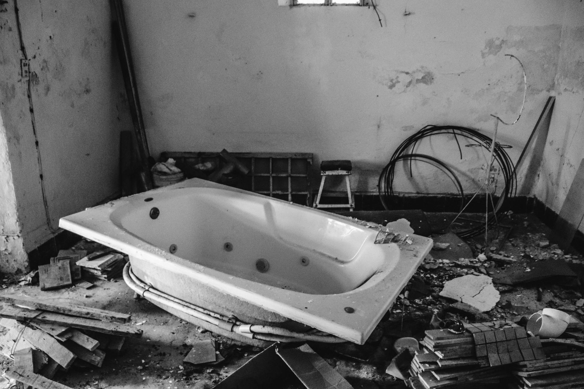 hot tub removal