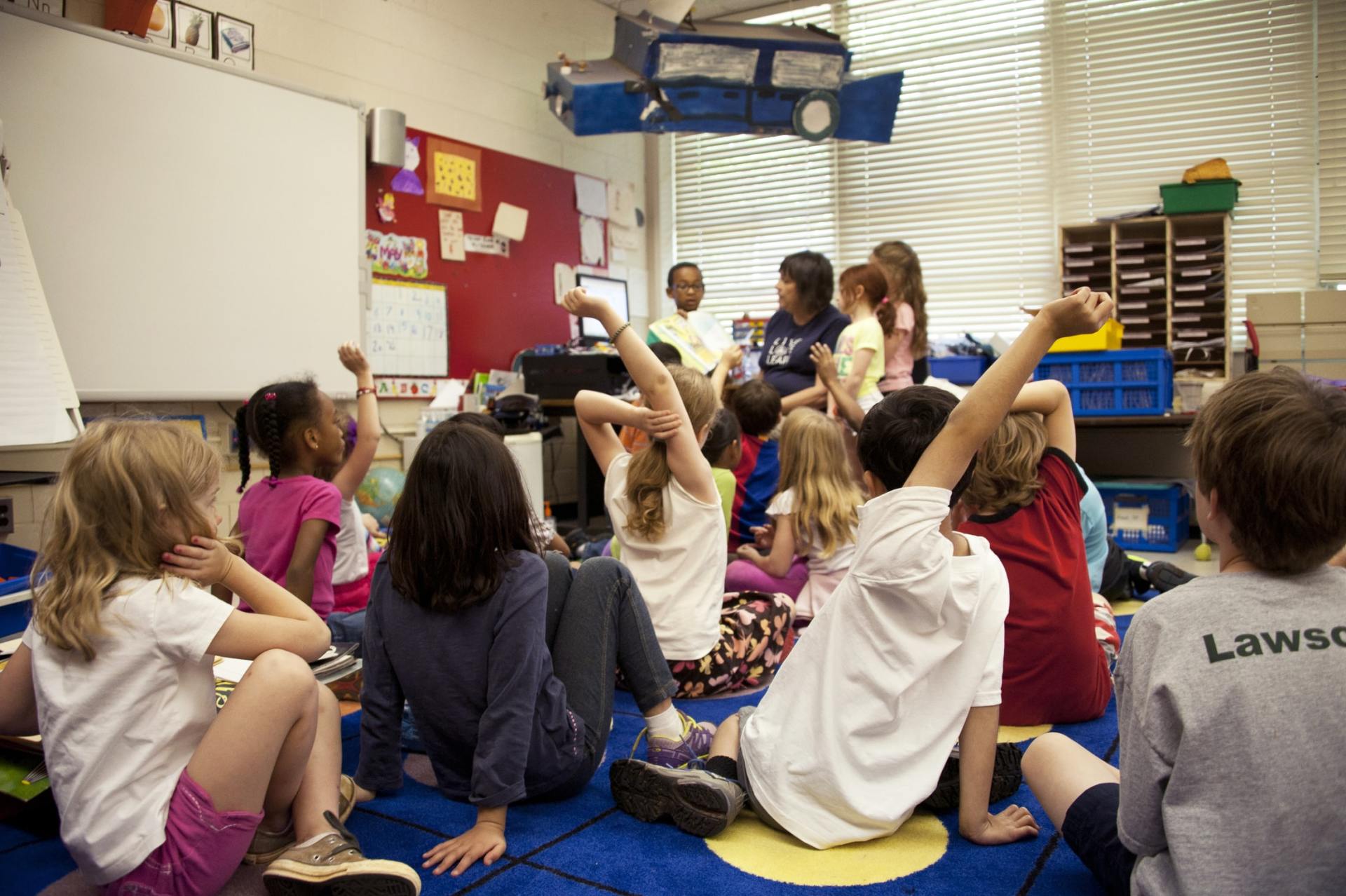 Children Participating in Activities at a Day Care Center
