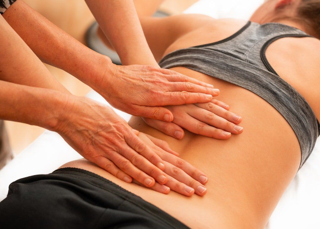 A back massage